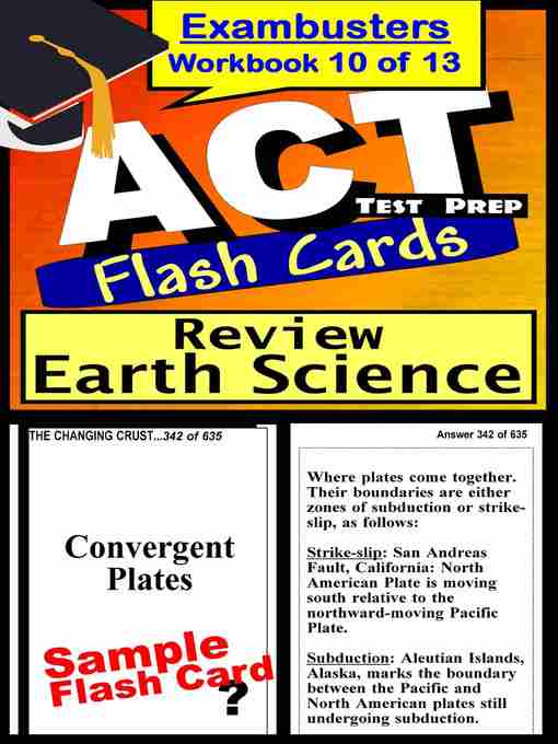 Title details for ACT Test Earth Science—Exambusters Flashcards—Workbook 10 of 13 by ACT Exambusters - Available